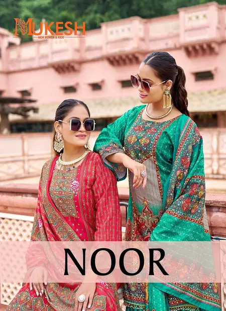 Noor Vol 1 By Banwery Crepe Silk Online Kurti With Bottom Dupatta Wholesale